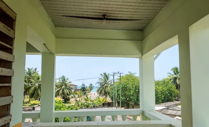 Laughing Goat Busua view